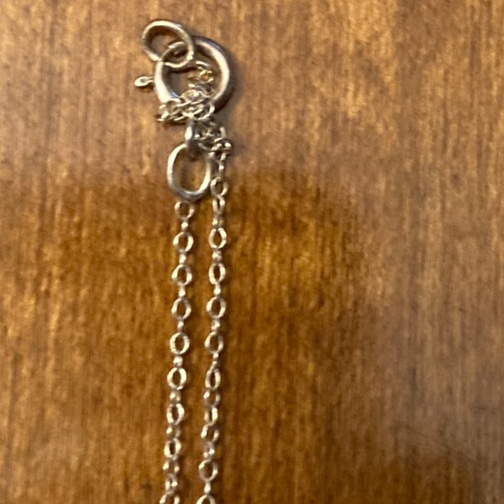 Multi-Colored Sphere Silver Necklace - image 3